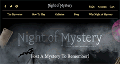 Desktop Screenshot of nightofmystery.com