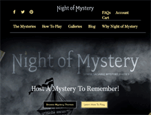 Tablet Screenshot of nightofmystery.com